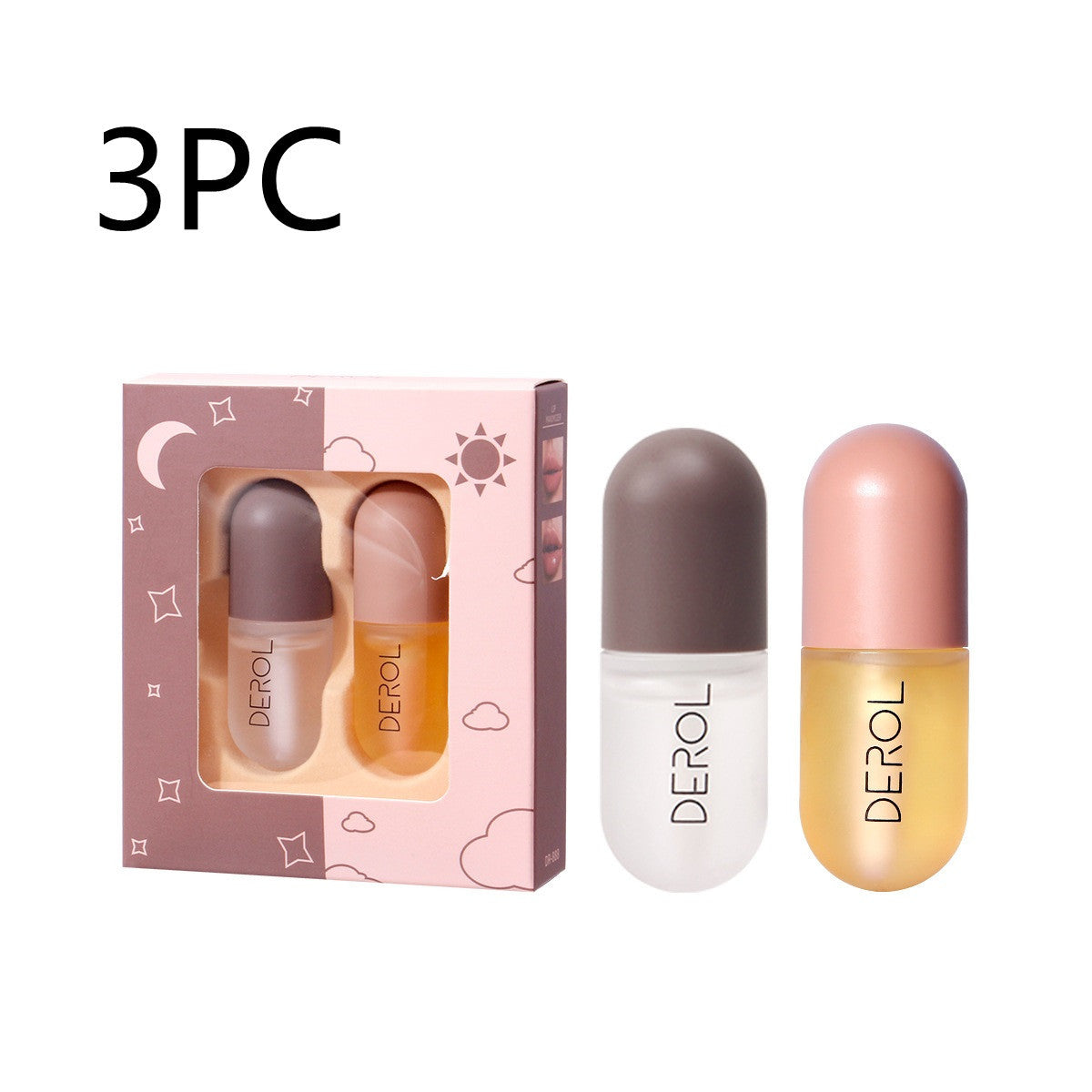 Day Night Instant Volume Lip Plumper Oil Clear Lasting Nourishing Repairing Reduce Lip Fine Line Care Lip Beauty Cosmetic 
