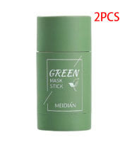 Cleansing Green Tea Mask Clay Stick Oil Control Anti-Acne Whitening Seaweed Mask Skin Care 