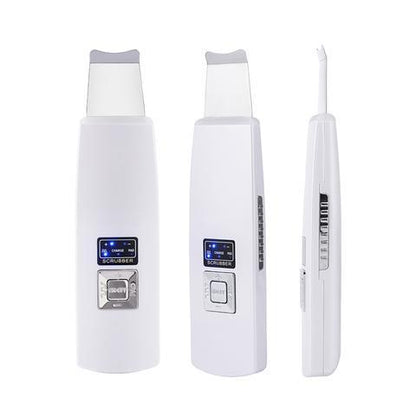 Ultrasonic Skin Scrubber Face Cleanser Blackhead Acne Removal Facial Spa Vibration Massager Ultrasound Peeling Clean Machine 394 
