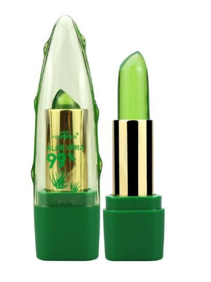 Aloe Vera Gel Color Changing Lipstick Gloss  Moisturizer Anti-drying Desalination Fine-grain Lip Blam Care 