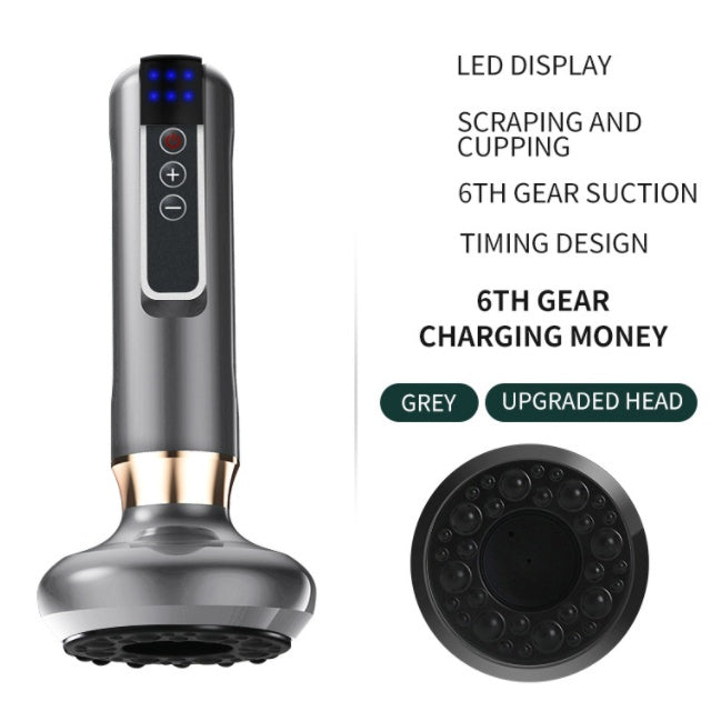 Electric Vacuum Cupping Massager For Body Anti-Cellulite Suction Cup Gua Sha Massage Body Cups Guasha Fat Burning Slimming Jars 