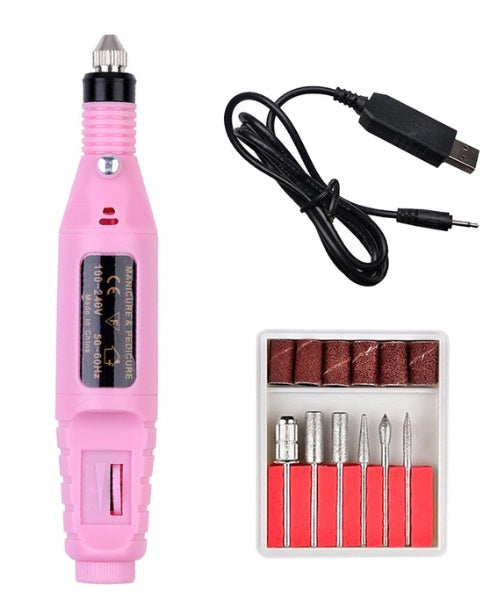 Electric Nail Polish Machine Pen Nail Art Tool 