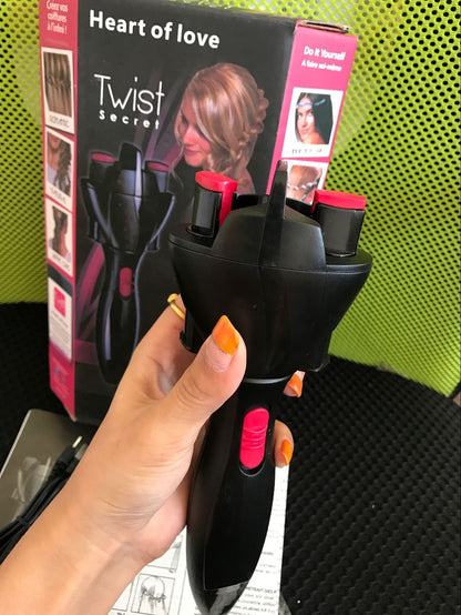 Automatic Hair Braider Hair Twister USB Electric Braiding Machine DIY Magic Roller Styling Tool Styler Bun Maker 