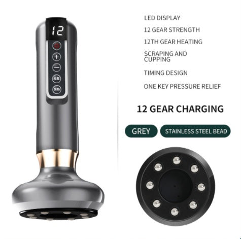 Electric Vacuum Cupping Massager For Body Anti-Cellulite Suction Cup Gua Sha Massage Body Cups Guasha Fat Burning Slimming Jars 