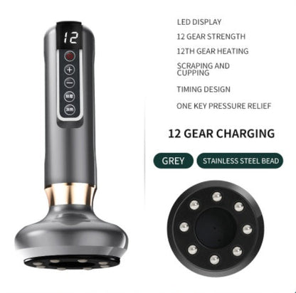 Electric Vacuum Cupping Massager For Body Anti-Cellulite Suction Cup Gua Sha Massage Body Cups Guasha Fat Burning Slimming Jars 