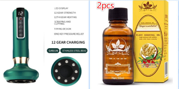 Electric Vacuum Cupping Massager For Body Anti-Cellulite Suction Cup Gua Sha Massage Body Cups Guasha Fat Burning Slimming Jars 