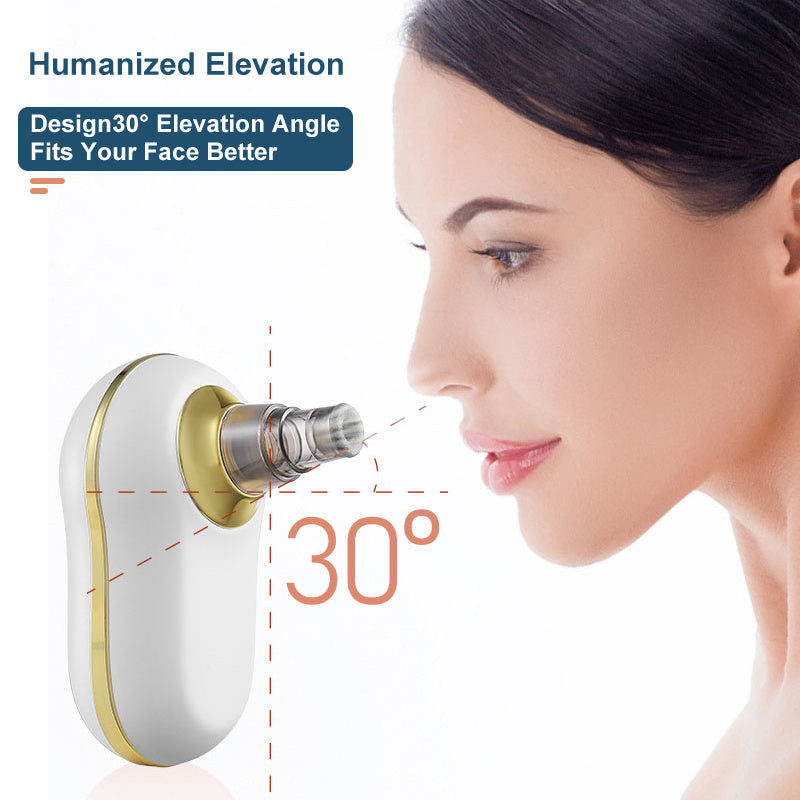 Suction Blackhead Remover Kit Electric Facial Pore Cleanser Acne Cleaner 