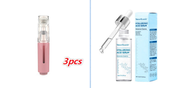 3 In 1 Lip Care Roller Needle Roller Lip Roller Beard Growth Roller Beard Hair Growth Roller Beard Treatment & Serum Applicant 