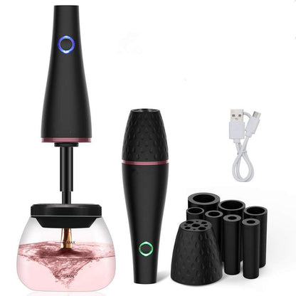 Makeup brush cleaner electric 