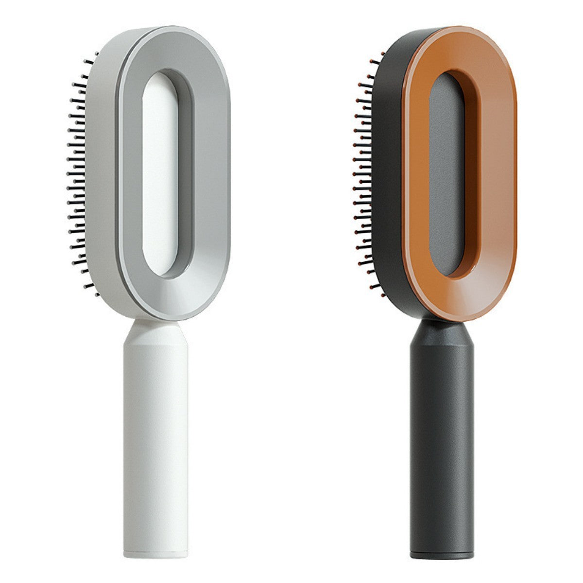 Self Cleaning Hair Brush For Women One-key Cleaning Hair Loss Airbag Massage Scalp Comb Anti-Static Hairbrush 