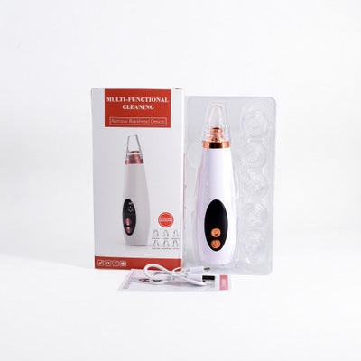 Blackhead Pore Vacuum Cleaner Nose Cleanser Blackheads Remover Blackhead Acne Removal Button Face Suction Beauty Skin Care Tool 