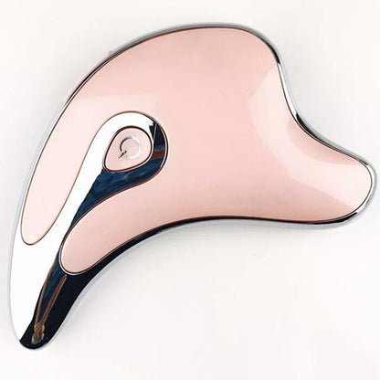Gua Sha Scraper Facial Massager Face Lifting Slimming LED Light Microcurrent Skin Rejuvenation Electric Body Gouache Massage 