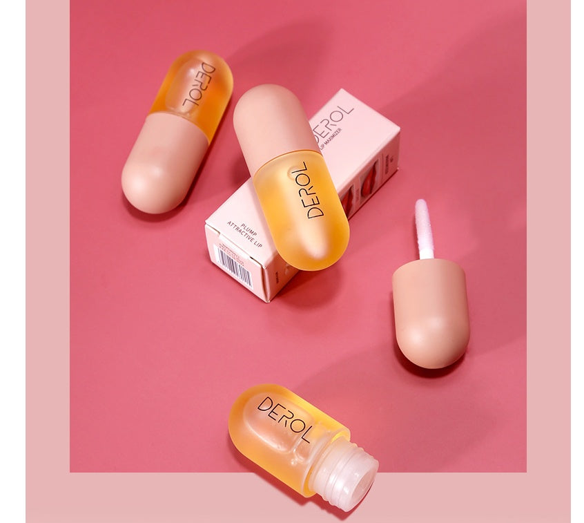 Day Night Instant Volume Lip Plumper Oil Clear Lasting Nourishing Repairing Reduce Lip Fine Line Care Lip Beauty Cosmetic 
