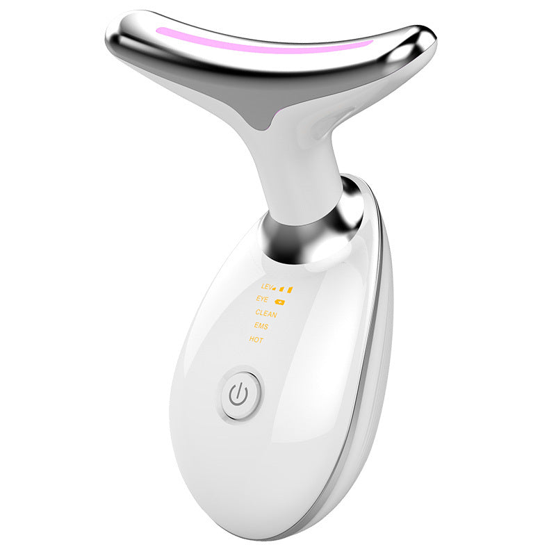 EMS Thermal Neck Lifting And Tighten Massager Electric Microcurrent Wrinkle Remover 