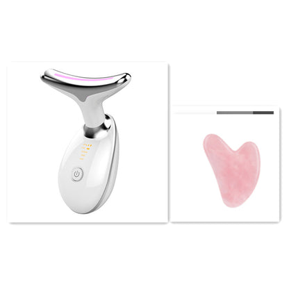 EMS Thermal Neck Lifting And Tighten Massager Electric Microcurrent Wrinkle Remover 