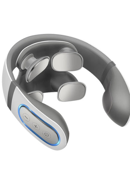 Wireless Electronic Neck Massager 4D Shiatsu Cervical Massager Stiff Neck Massage Health Care Therapy Pulse Pain Relief 