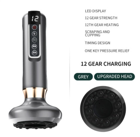 Electric Vacuum Cupping Massager For Body Anti-Cellulite Suction Cup Gua Sha Massage Body Cups Guasha Fat Burning Slimming Jars 