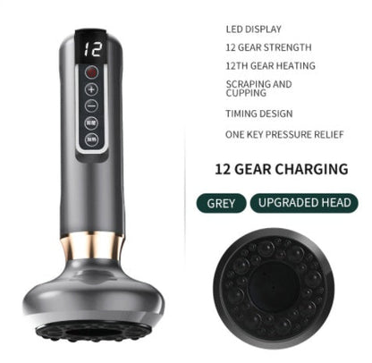 Electric Vacuum Cupping Massager For Body Anti-Cellulite Suction Cup Gua Sha Massage Body Cups Guasha Fat Burning Slimming Jars 