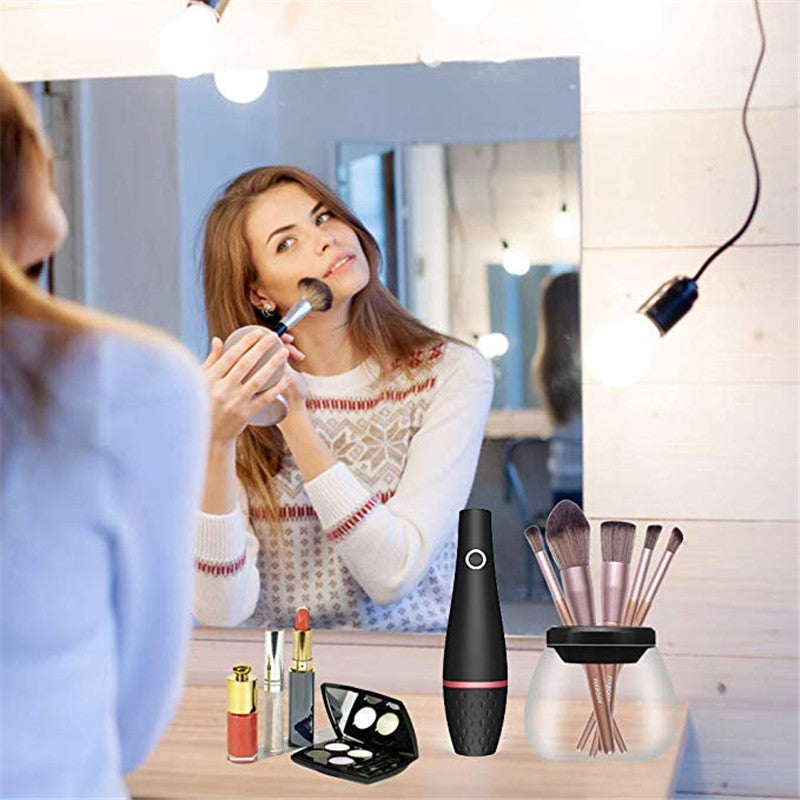 Makeup brush cleaner electric 