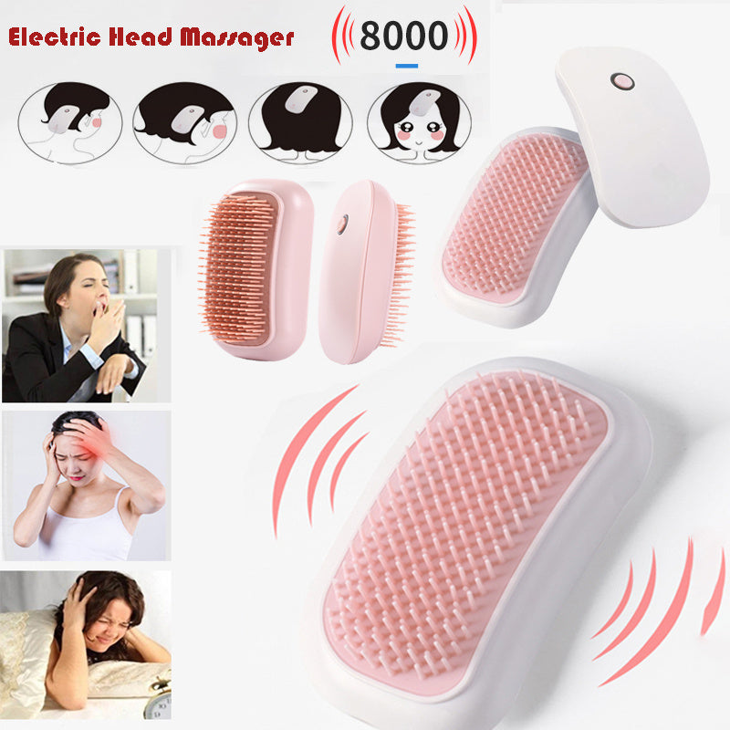 Electric Scalp Massager Scalp Massage Machine Head Massager Scraper Head Scratcher Mini Hair Massage Scalp Scrub Brush 