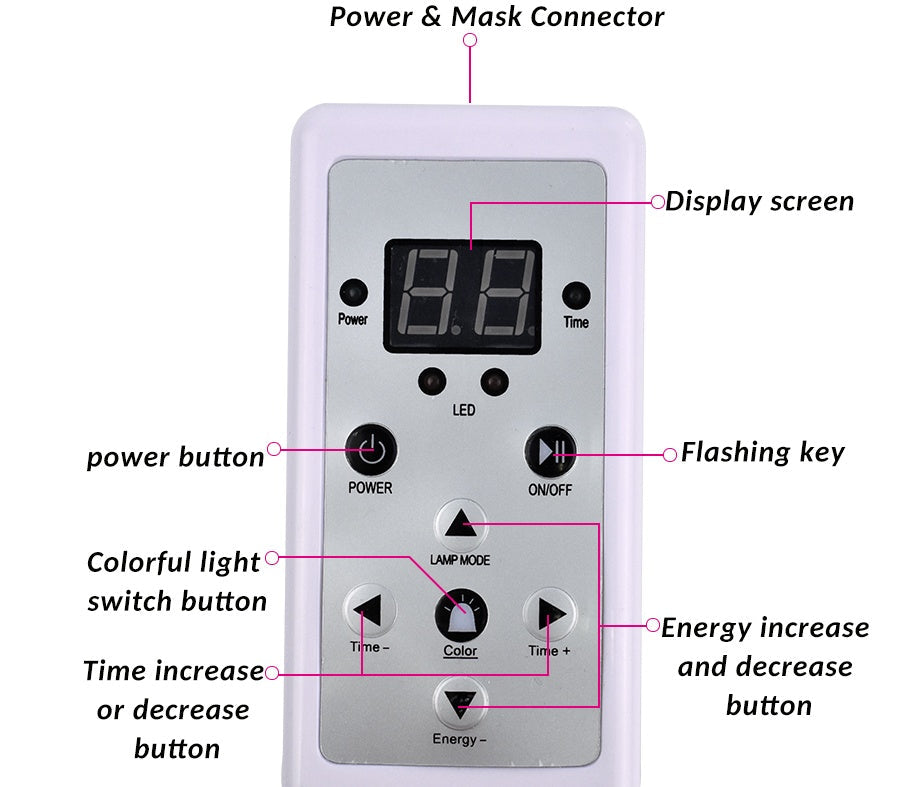Led Facial beauty instrument 