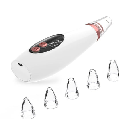 Blackhead Pore Vacuum Cleaner Nose Cleanser Blackheads Remover Blackhead Acne Removal Button Face Suction Beauty Skin Care Tool 