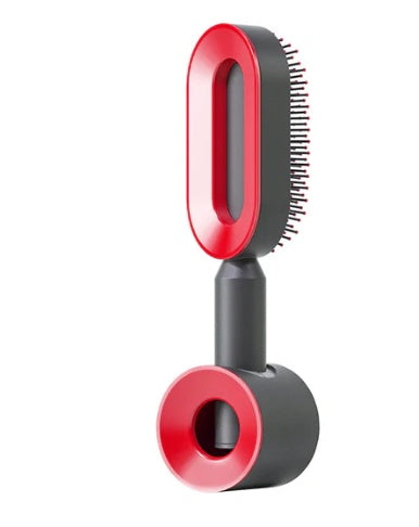Self Cleaning Hair Brush For Women One-key Cleaning Hair Loss Airbag Massage Scalp Comb Anti-Static Hairbrush 