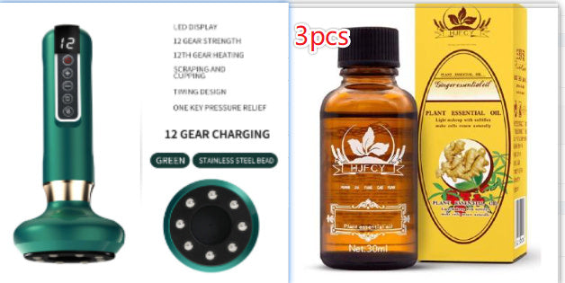 Electric Vacuum Cupping Massager For Body Anti-Cellulite Suction Cup Gua Sha Massage Body Cups Guasha Fat Burning Slimming Jars 