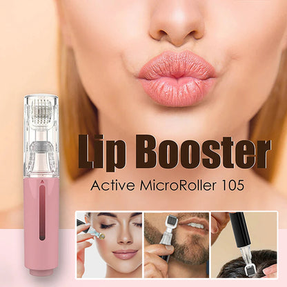 3 In 1 Lip Care Roller Needle Roller Lip Roller Beard Growth Roller Beard Hair Growth Roller Beard Treatment & Serum Applicant 