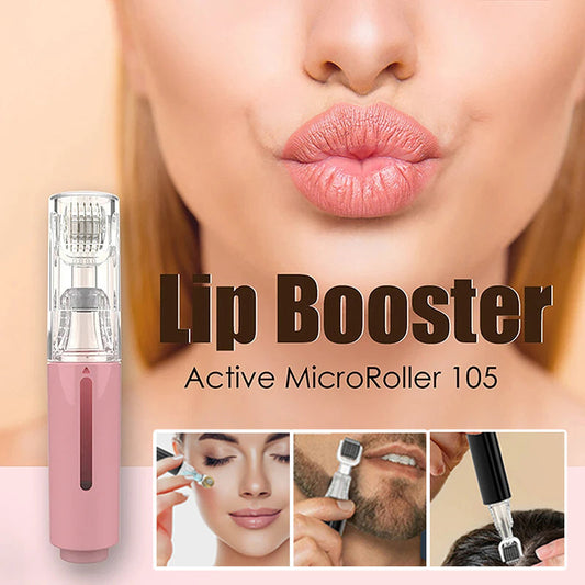 3 In 1 Lip Care Roller Needle Roller Lip Roller Beard Growth Roller Beard Hair Growth Roller Beard Treatment & Serum Applicant 