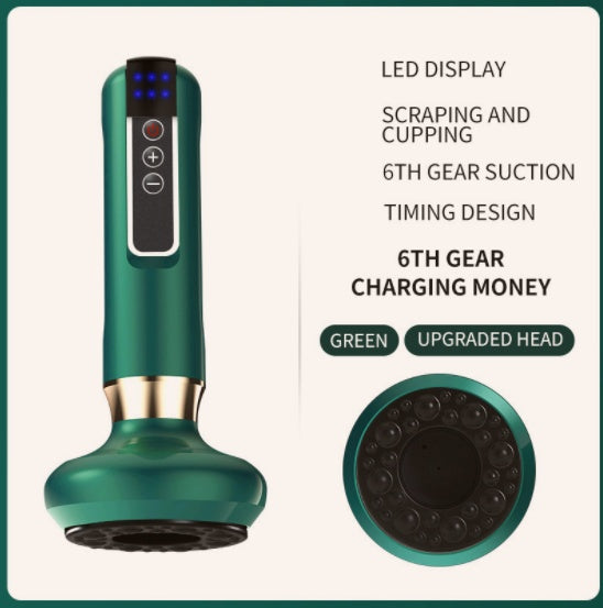 Electric Vacuum Cupping Massager For Body Anti-Cellulite Suction Cup Gua Sha Massage Body Cups Guasha Fat Burning Slimming Jars 