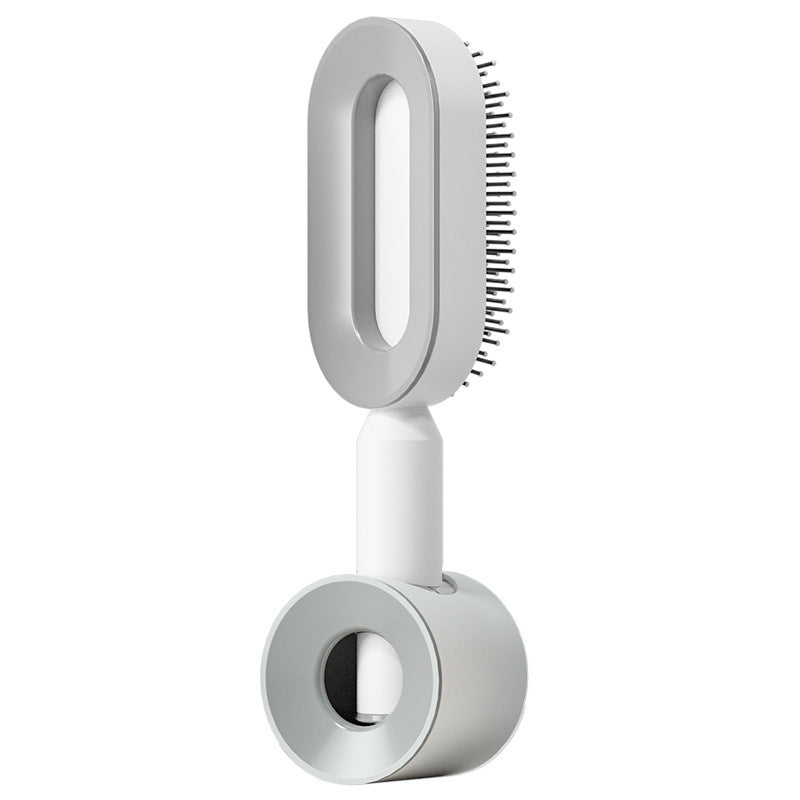 Self Cleaning Hair Brush For Women One-key Cleaning Hair Loss Airbag Massage Scalp Comb Anti-Static Hairbrush 