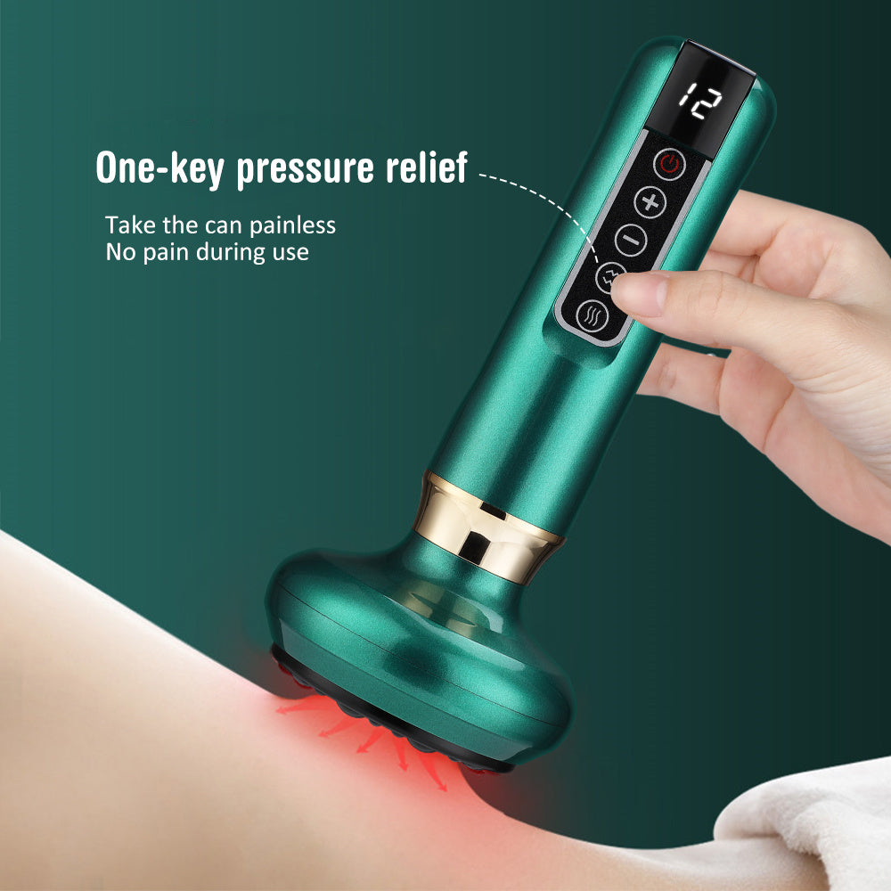 Electric Vacuum Cupping Massager For Body Anti-Cellulite Suction Cup Gua Sha Massage Body Cups Guasha Fat Burning Slimming Jars 