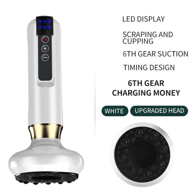 Electric Vacuum Cupping Massager For Body Anti-Cellulite Suction Cup Gua Sha Massage Body Cups Guasha Fat Burning Slimming Jars 