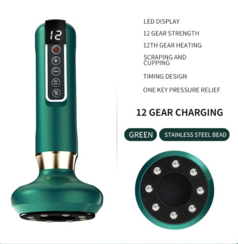 Electric Vacuum Cupping Massager For Body Anti-Cellulite Suction Cup Gua Sha Massage Body Cups Guasha Fat Burning Slimming Jars 