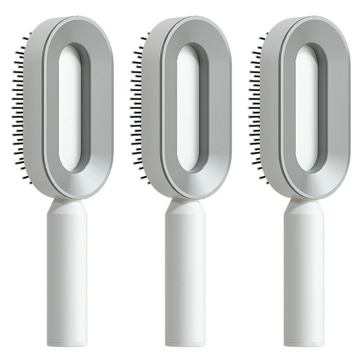 Self Cleaning Hair Brush For Women One-key Cleaning Hair Loss Airbag Massage Scalp Comb Anti-Static Hairbrush 