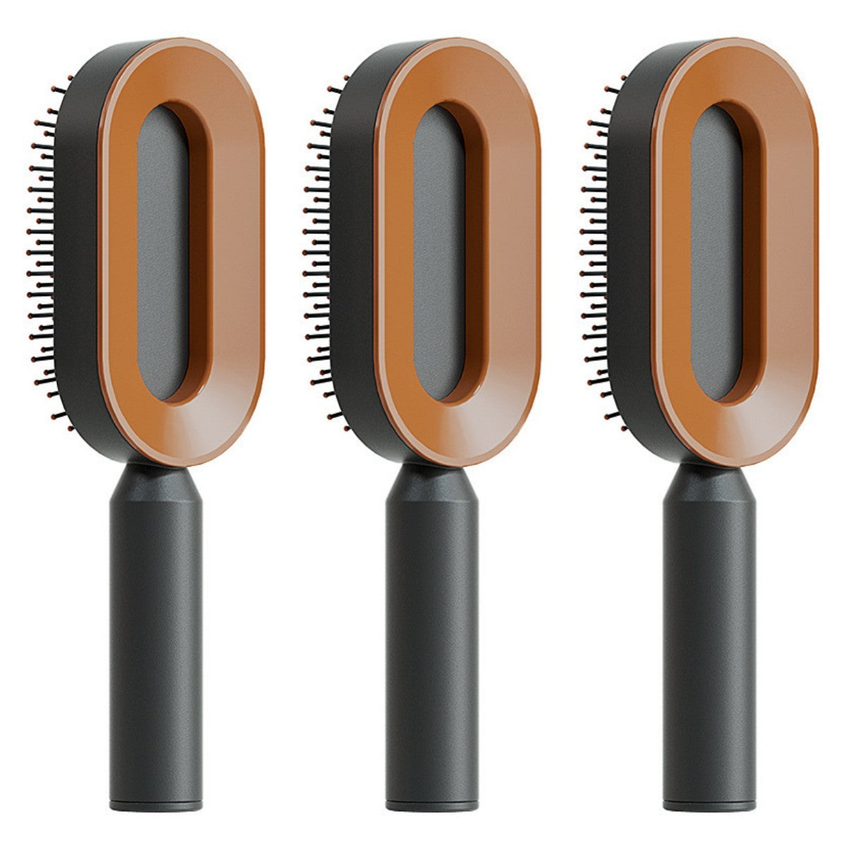 Self Cleaning Hair Brush For Women One-key Cleaning Hair Loss Airbag Massage Scalp Comb Anti-Static Hairbrush 