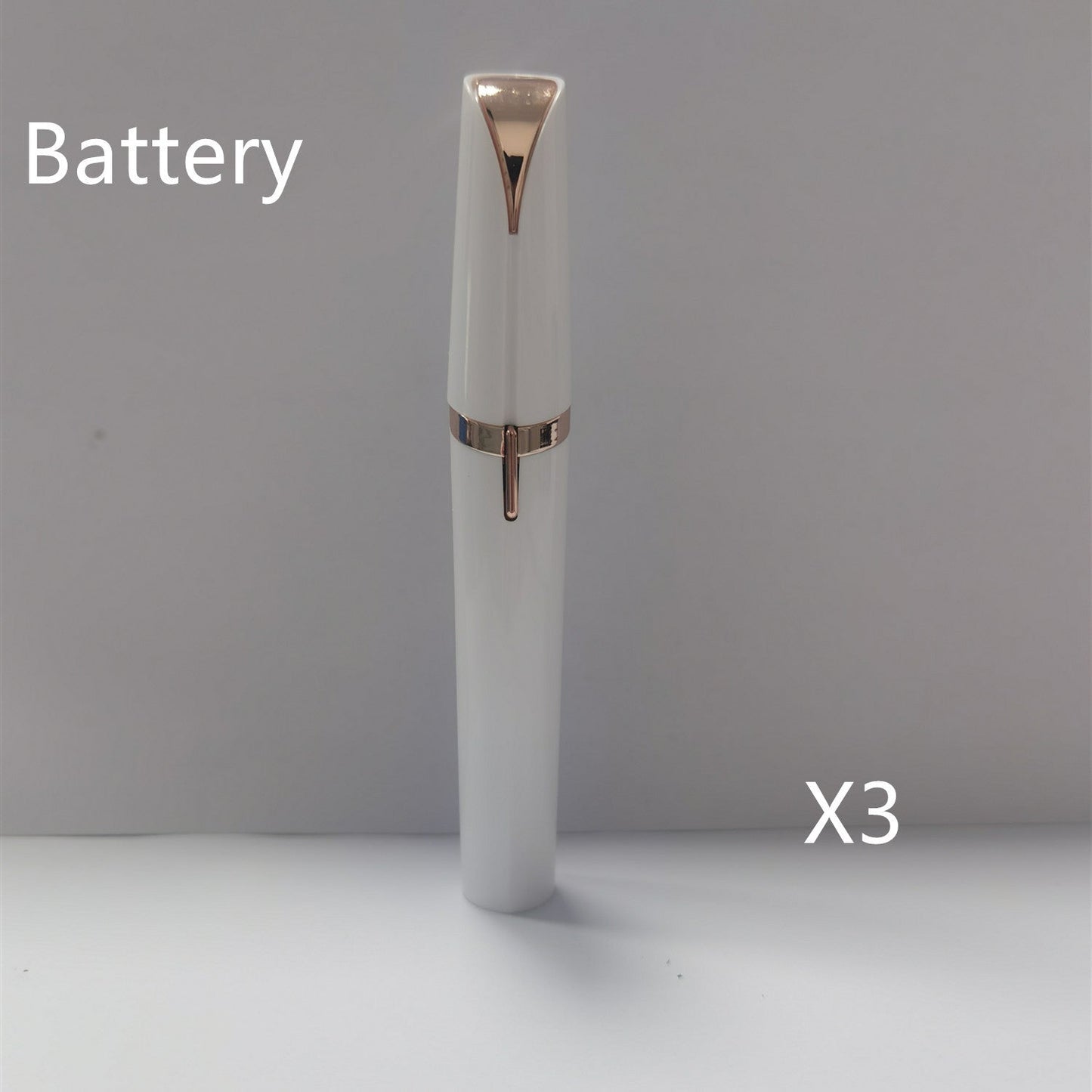 Mini Electric Eyebrow Trimmer Lipstick Brows Pen Hair Remover Painless Razor Epilator with LED Light 