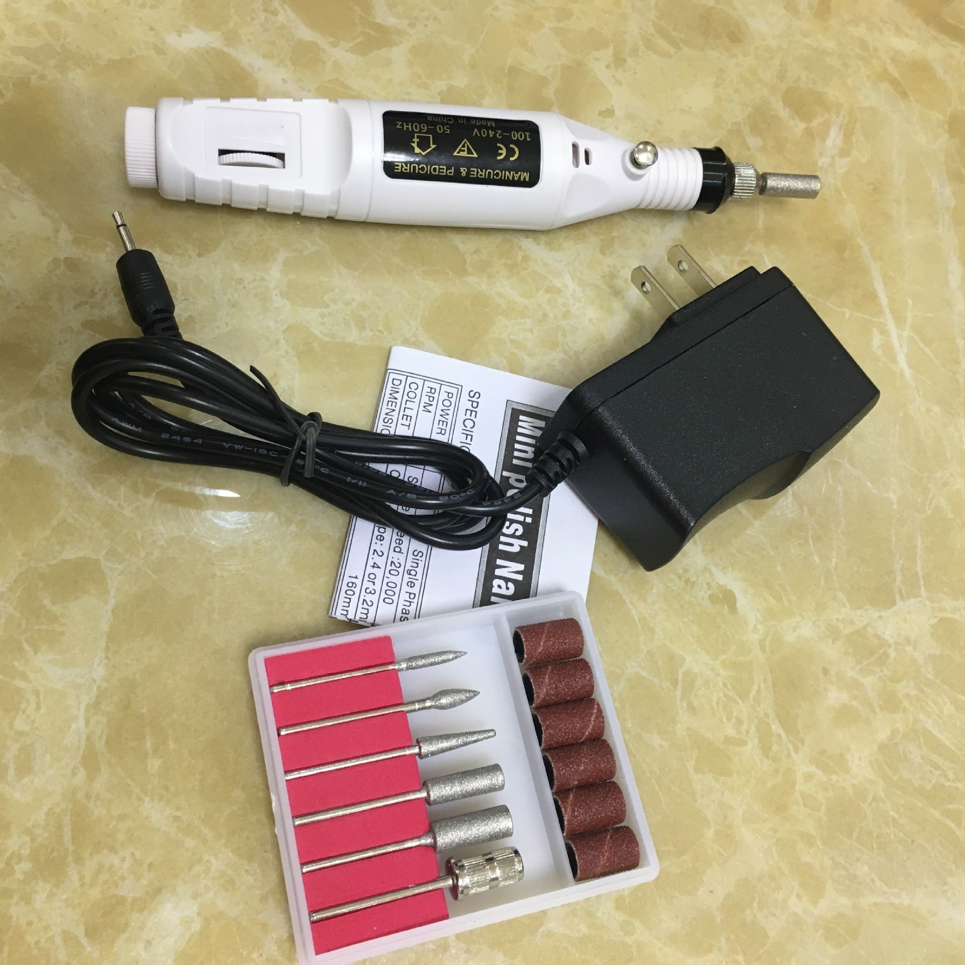Electric Nail Polish Machine Pen Nail Art Tool 