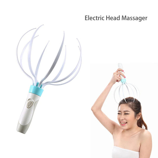 Head Massager Scalp Vibration Massage Eight Claw Electric Household Massager Head Masager Body Care 