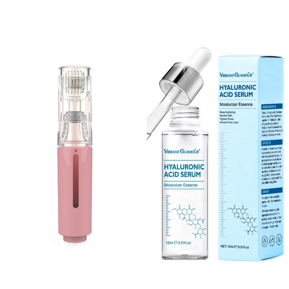 3 In 1 Lip Care Roller Needle Roller Lip Roller Beard Growth Roller Beard Hair Growth Roller Beard Treatment & Serum Applicant 