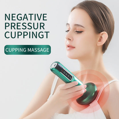 Electric Vacuum Cupping Massager For Body Anti-Cellulite Suction Cup Gua Sha Massage Body Cups Guasha Fat Burning Slimming Jars 
