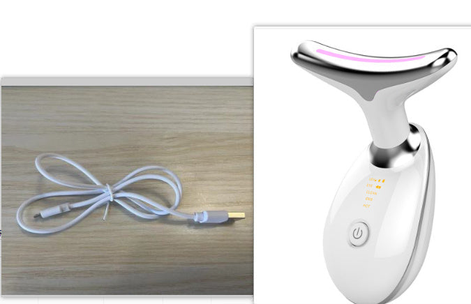 EMS Thermal Neck Lifting And Tighten Massager Electric Microcurrent Wrinkle Remover 