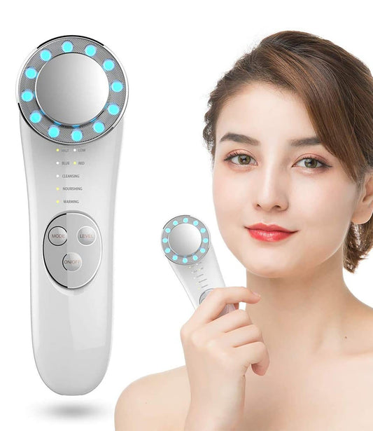 Facial Massager Skin Care Tools 7 In 1 Face Lifting Machine Galvanic Facial Machine Face Tightening Machine For Skin High Frequency Facial Machine 