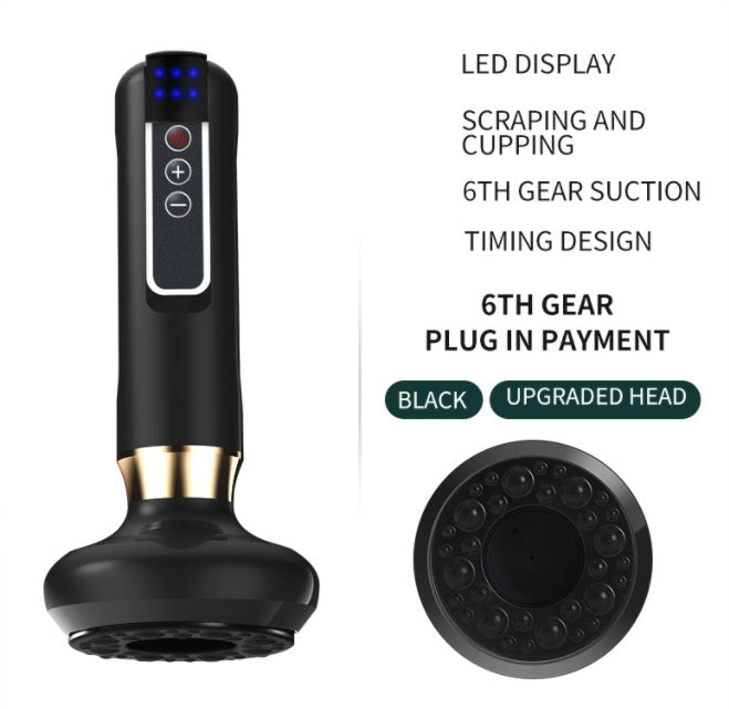 Electric Vacuum Cupping Massager For Body Anti-Cellulite Suction Cup Gua Sha Massage Body Cups Guasha Fat Burning Slimming Jars 