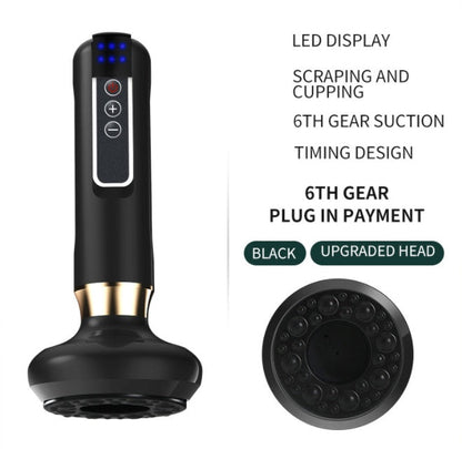 Electric Vacuum Cupping Massager For Body Anti-Cellulite Suction Cup Gua Sha Massage Body Cups Guasha Fat Burning Slimming Jars 