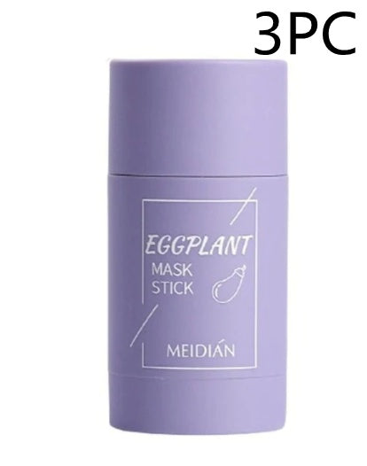 Cleansing Green Tea Mask Clay Stick Oil Control Anti-Acne Whitening Seaweed Mask Skin Care 