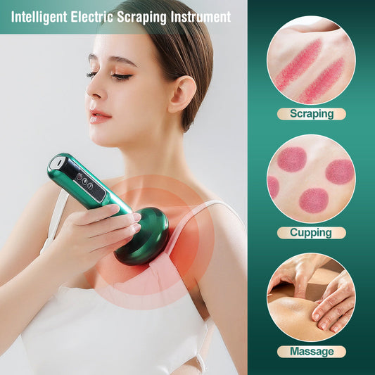 Electric Vacuum Cupping Massager For Body Anti-Cellulite Suction Cup Gua Sha Massage Body Cups Guasha Fat Burning Slimming Jars 