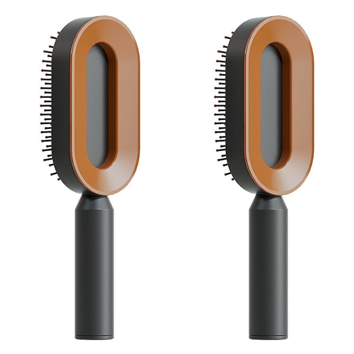Self Cleaning Hair Brush For Women One-key Cleaning Hair Loss Airbag Massage Scalp Comb Anti-Static Hairbrush 