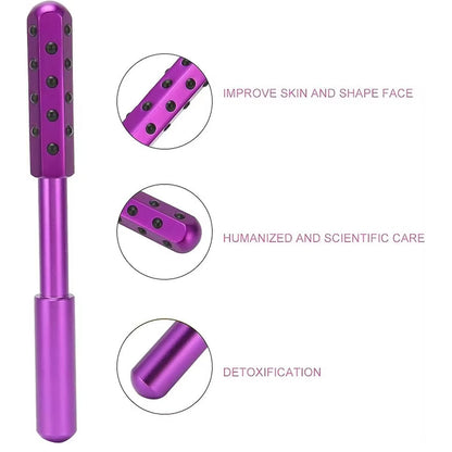 30 Germanium Beauty Stick Massage Beauty Stick Facial Roller Face Lift Bar Anti Wrinkle Facial Massager Skin Care Tool Derma Rolling Face Massage Roller Wand 